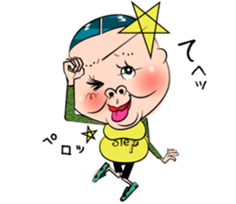 Center-Part-Hair sticker #4061400