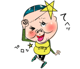 Center-Part-Hair sticker #4061400