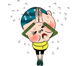 Center-Part-Hair sticker #4061402