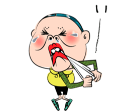 Center-Part-Hair sticker #4061404