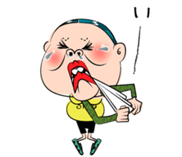 Center-Part-Hair sticker #4061404