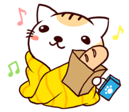 Towel Cat 2 sticker #4062750