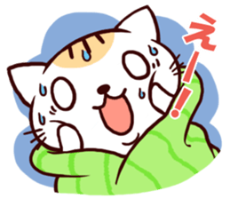 Towel Cat 2 sticker #4062769