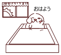 whiteinu sticker #4062866