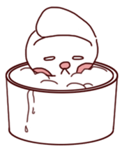 whiteinu sticker #4062877