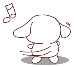 whiteinu sticker #4062889