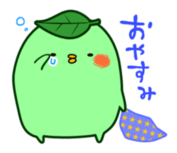 Green tea fairy "Ochappoi". sticker #4062898