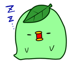 Green tea fairy "Ochappoi". sticker #4062899