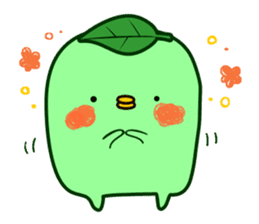 Green tea fairy "Ochappoi". sticker #4062900