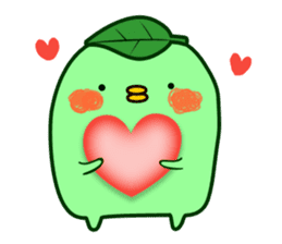 Green tea fairy "Ochappoi". sticker #4062901