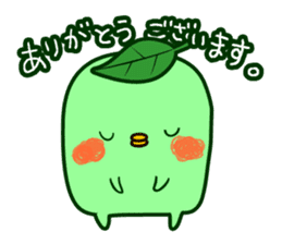 Green tea fairy "Ochappoi". sticker #4062902