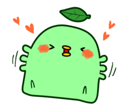 Green tea fairy "Ochappoi". sticker #4062903