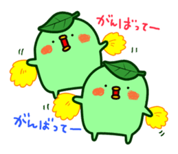 Green tea fairy "Ochappoi". sticker #4062905