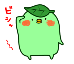 Green tea fairy "Ochappoi". sticker #4062907