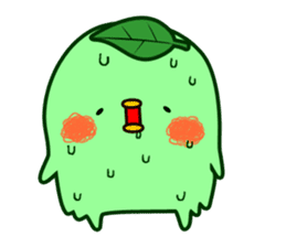 Green tea fairy "Ochappoi". sticker #4062911