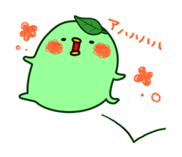 Green tea fairy "Ochappoi". sticker #4062915