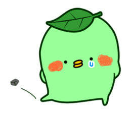 Green tea fairy "Ochappoi". sticker #4062917