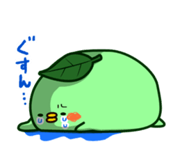 Green tea fairy "Ochappoi". sticker #4062918
