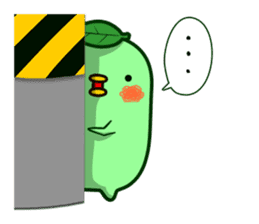 Green tea fairy "Ochappoi". sticker #4062919