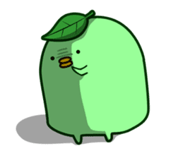 Green tea fairy "Ochappoi". sticker #4062920