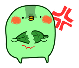 Green tea fairy "Ochappoi". sticker #4062922