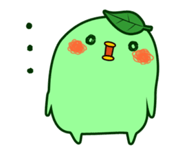 Green tea fairy "Ochappoi". sticker #4062926