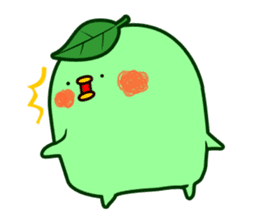 Green tea fairy "Ochappoi". sticker #4062927