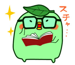 Green tea fairy "Ochappoi". sticker #4062932