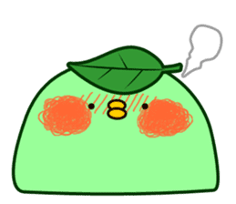 Green tea fairy "Ochappoi". sticker #4062935