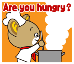 NIKUFEST Hungry Ku-chan sticker #4063833