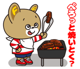 NIKUFEST Hungry Ku-chan sticker #4063841