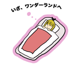 No motivation Alice sticker #4064659