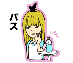 No motivation Alice sticker #4064668