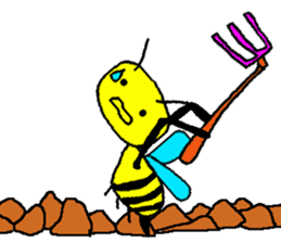 farming&Gardening Bee sticker #4064698