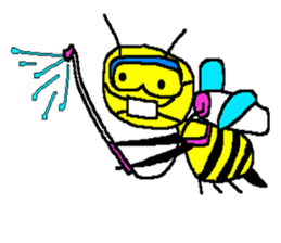 farming&Gardening Bee sticker #4064702
