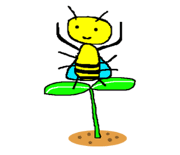 farming&Gardening Bee sticker #4064704