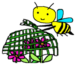 farming&Gardening Bee sticker #4064706