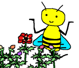 farming&Gardening Bee sticker #4064709