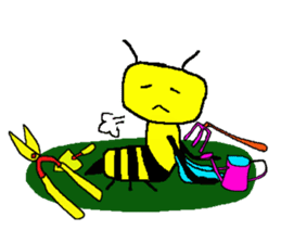 farming&Gardening Bee sticker #4064721