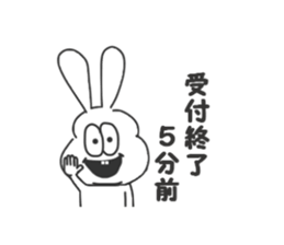 Thick rabbit7 sticker #4064825