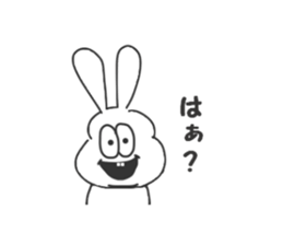 Thick rabbit7 sticker #4064828