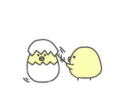 Thick rabbit7 sticker #4064837