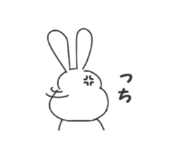 Thick rabbit7 sticker #4064841