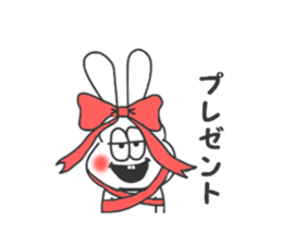 Thick rabbit7 sticker #4064846