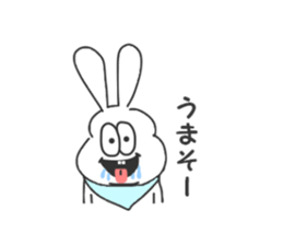Thick rabbit7 sticker #4064854