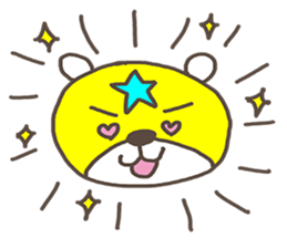 THE STAR BEAR ! sticker #4064876