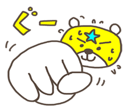 THE STAR BEAR ! sticker #4064891