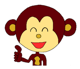 Monkey of Nana-chan sticker #4065300