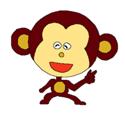 Monkey of Nana-chan sticker #4065302