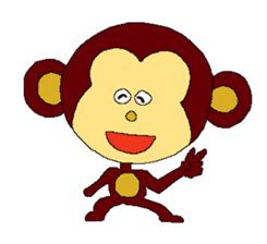Monkey of Nana-chan sticker #4065302